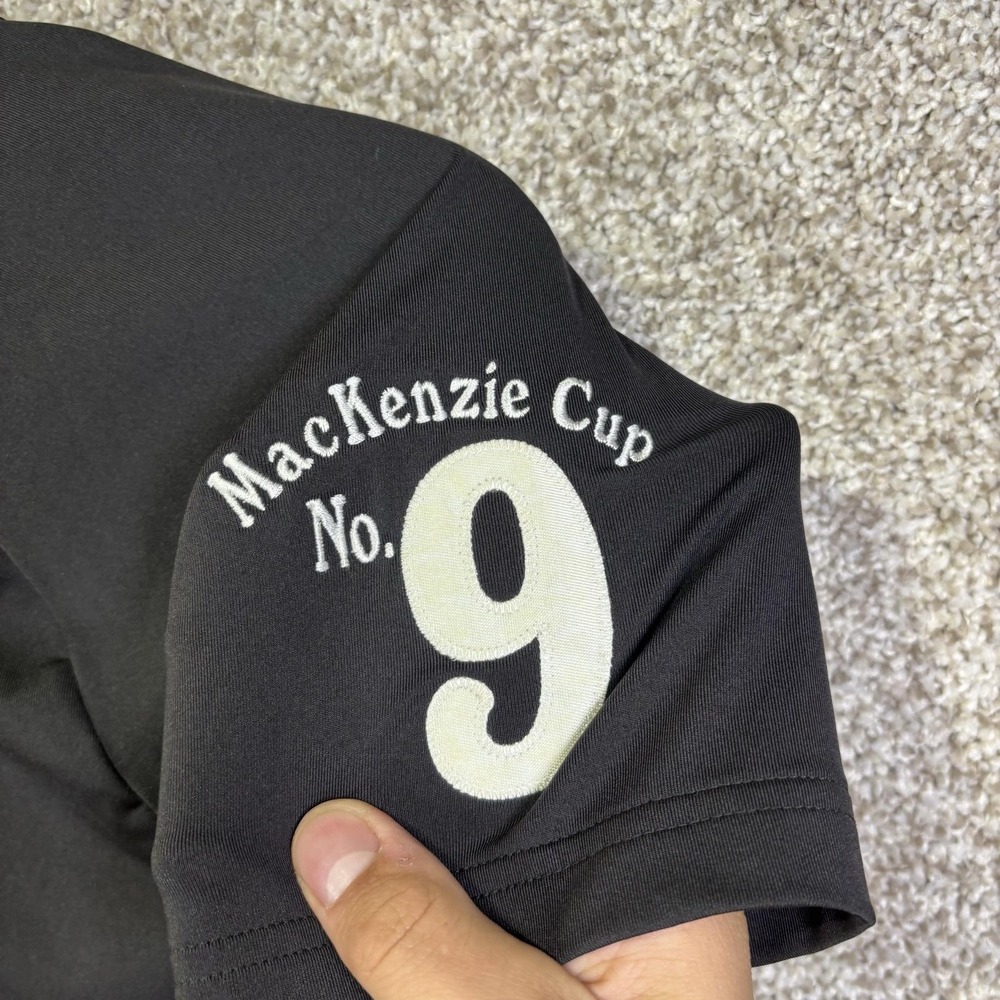 Puma Polo Shirt Mens Medium Black Hazeltine National Golf MacKenzie Cup 9 USPDRY - Picture 3 of 12